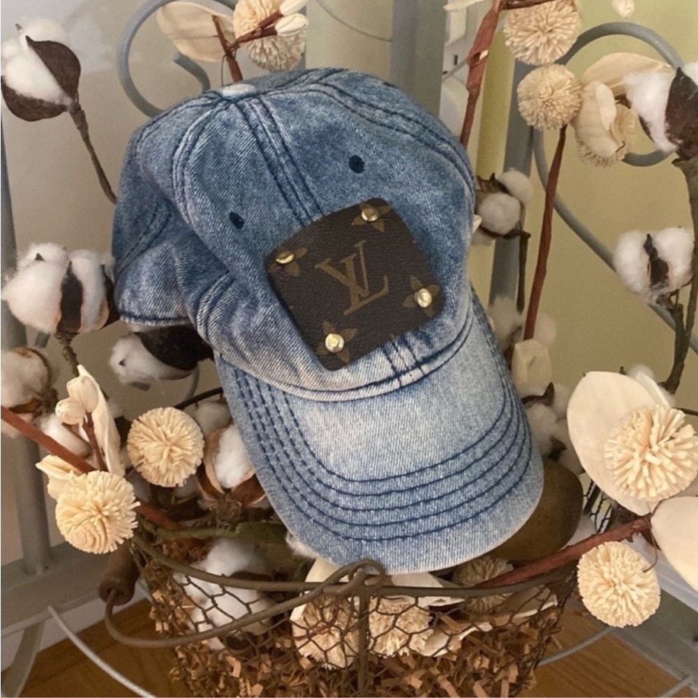 Louis Vuitton Blue Denim Baseball Cap